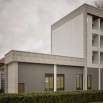 Façade béton & volumes — Douala, 2025